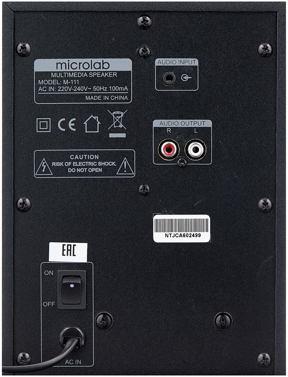 Картинка Акустическая система MICROLAB M-111 Чёрный