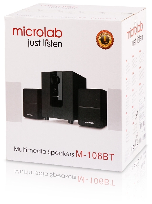 Картинка Акустическая система MICROLAB M-106BT Чёрный