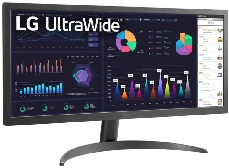 Фото Монитор LG 26WQ500-B