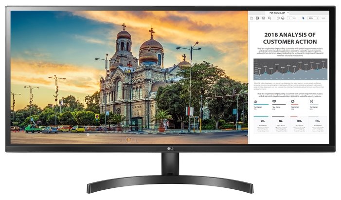 Монитор LG 34WK500-P Black