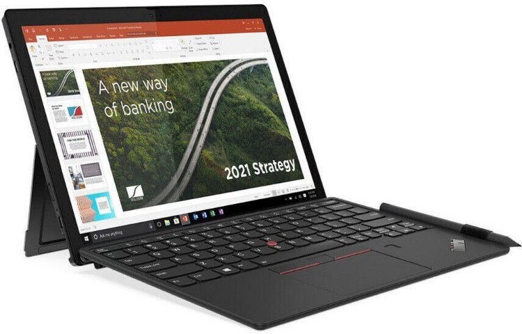 Фото Ноутбук LENOVO Thinkpad X12 Detachable 12,3’FHD+/i5-1130G7/8Gb/512Gb/Win11Pro (20UW005MRT)