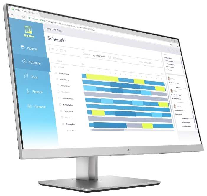 Фото Монитор HP EliteDisplay E273d Docking Monitor (5WN63AA)