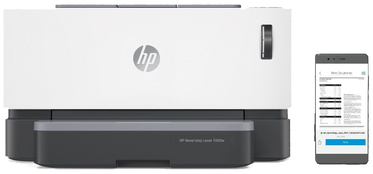 Купить Принтер HP Neverstop 1000w (4RY23A)