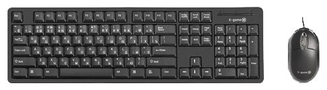 Клавиатура A4Tech XD-1100OUB Black + мышь