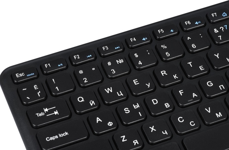 Купить Клавиатура 2E Touch Keyboard KT100 WL Black (2E-KT100WB)