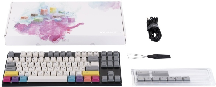 Клавиатура VARMILO VEM87 CMYK EC V2 Sakura (A33A024A9A3A17A007) заказать