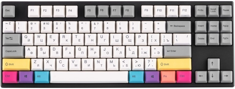 Клавиатура VARMILO VEM87 CMYK EC V2 Sakura (A33A024A9A3A17A007) Казахстан