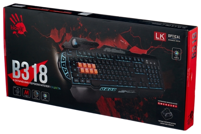 Картинка Клавиатура A4Tech Bloody B318