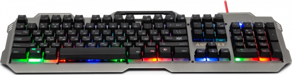 Картинка Клавиатура DEFENDER Assault GK-350L RGB Silver