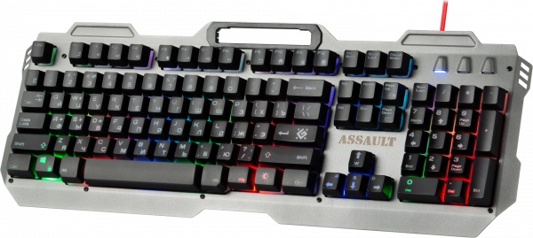 Купить Клавиатура DEFENDER Assault GK-350L RGB Silver