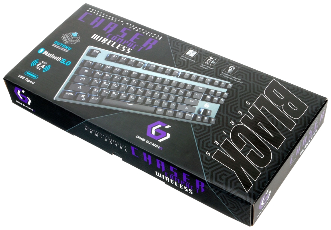 Цена Клавиатура GEMBIRD KBW-G540L Black