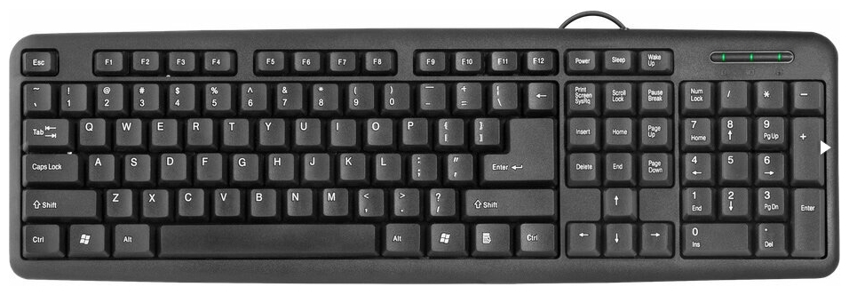 Клавиатура DEFENDER HB-420 RU Black