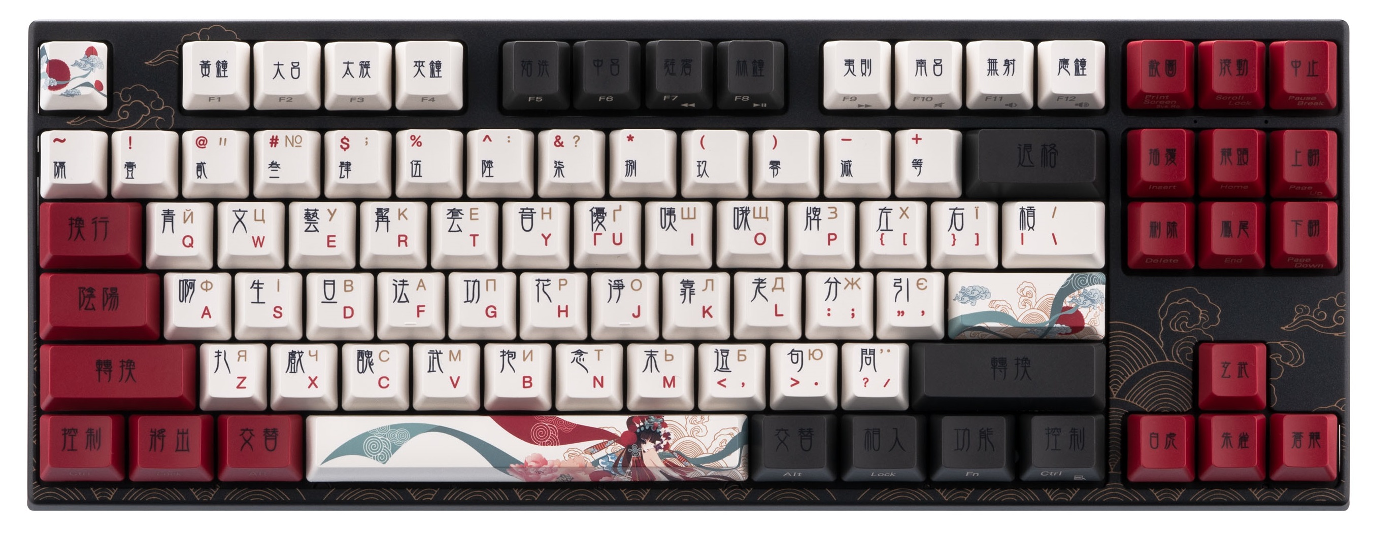 Клавиатура VARMILO VEA108 Beijing Opera Cherry Mx Silent Red (A26A028D5A3A17A025)