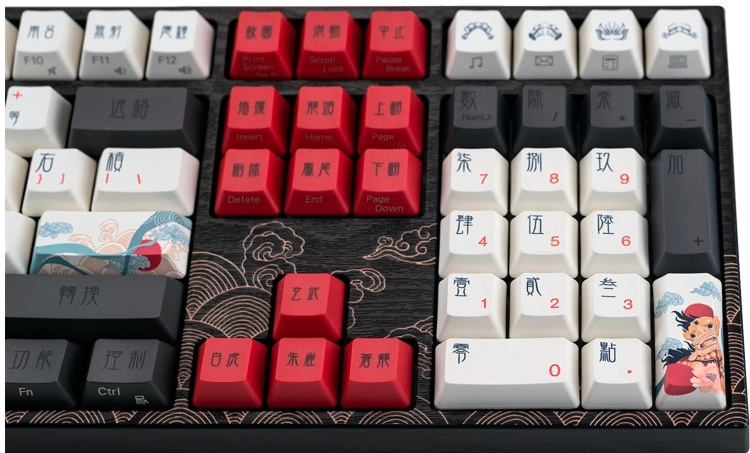 Картинка Клавиатура VARMILO VEM108 Beijing Opera EC V2 Sakura Black (A36A028A9A3A06A025)