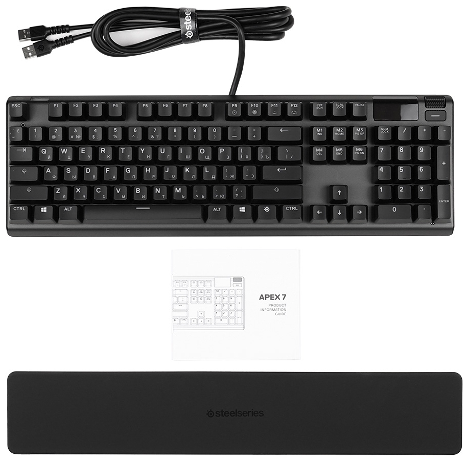 Клавиатура STEELSERIES Apex 7 TKL Ghost US (64656) Казахстан