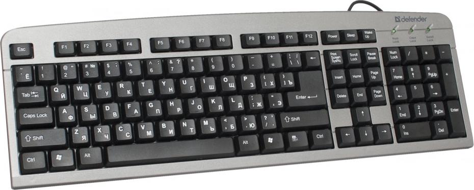 Клавиатура DEFENDER Element HB-520 RU USB Black заказать