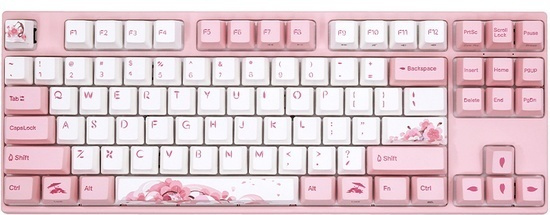 Фото Клавиатура VARMILO VEM87 Sakura R1 EC V2 Sakura (A33A042A9A3A17A036)