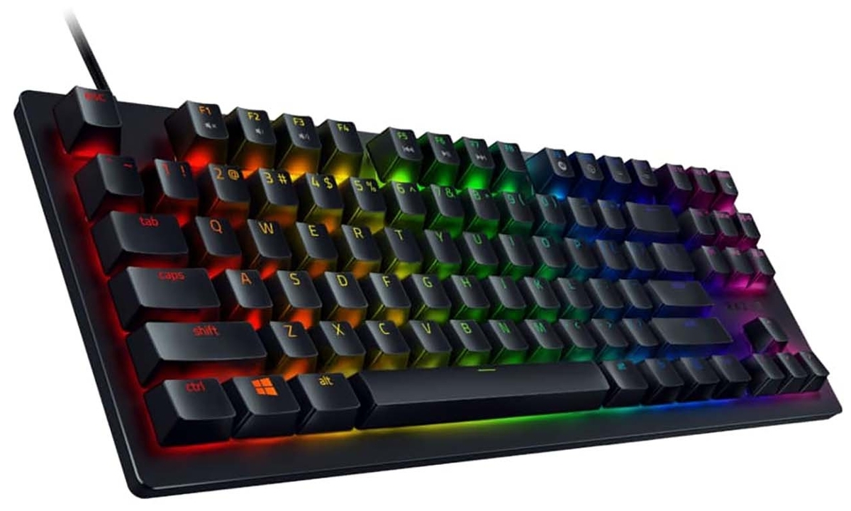 Фото Клавиатура RAZER Huntsman V2 (Purple Switch) (RZ03-03931300-R3R1)