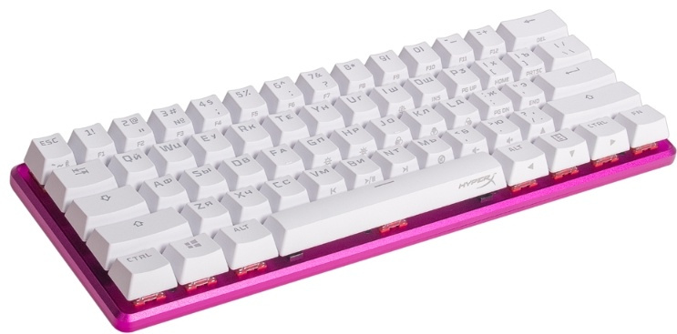 Фото Клавиатура HyperX Alloy Origins 60 Pink 572Y6AA