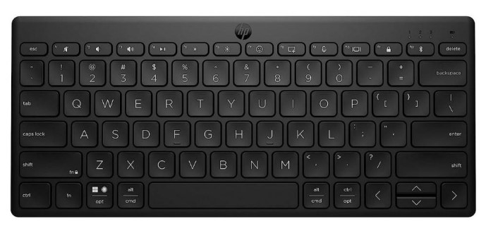 Фото Клавиатура HP 350 Multi-Device Compact Wireless Keyboard Black (692S8AA)