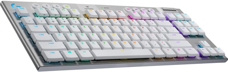 Фото Клавиатура LOGITECH G915 TKL LIGHTSPEED-GL Tactile Mechanica White (920-010117)