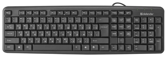 картинка Клавиатура DEFENDER Dakota C-270 RU Black + мышь от магазина 1.kz