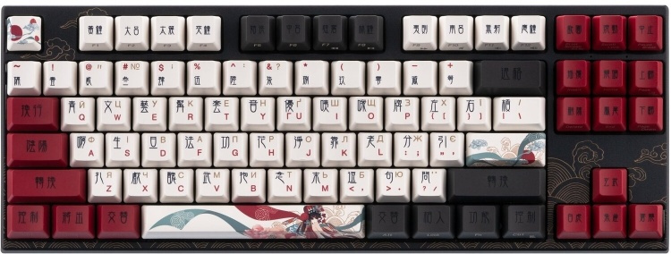 Клавиатура VARMILO VEM87 Beijing Opera EC V2 Sakura (A33A028A9A3A17A025)