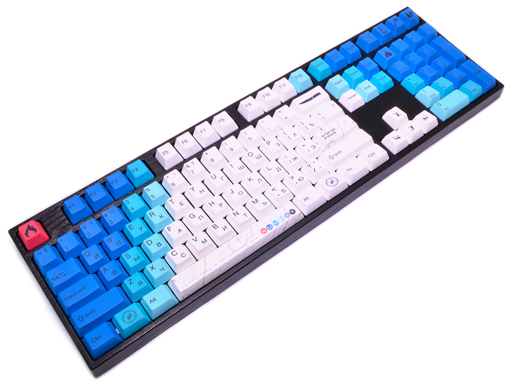 Картинка Клавиатура VARMILO VA108M Summit R2 Cherry MX Blue,RU (VA108MA022A1A2A06A007)