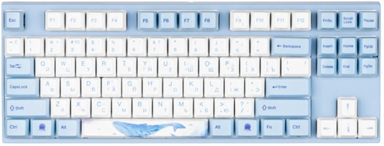 Клавиатура VARMILO VEM87 Sea Melody EC V2 Ivy (A33A038B1A3A17A033)