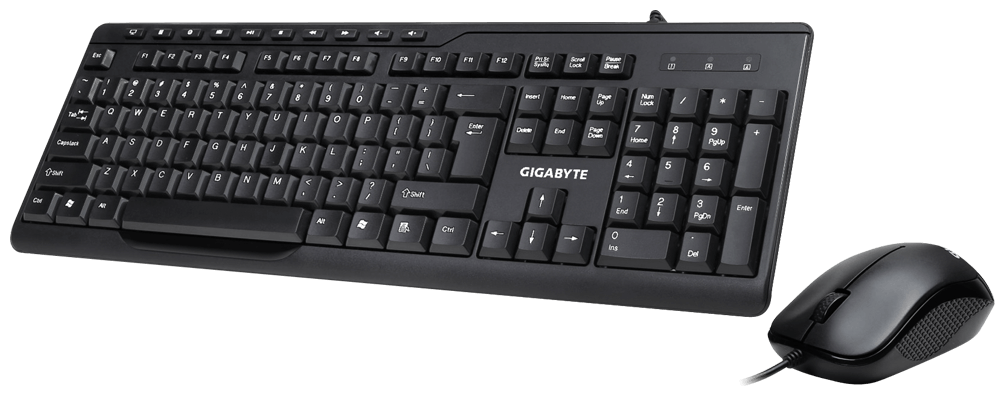 Клавиатура GIGABYTE GK-KM6300 Black + мышь