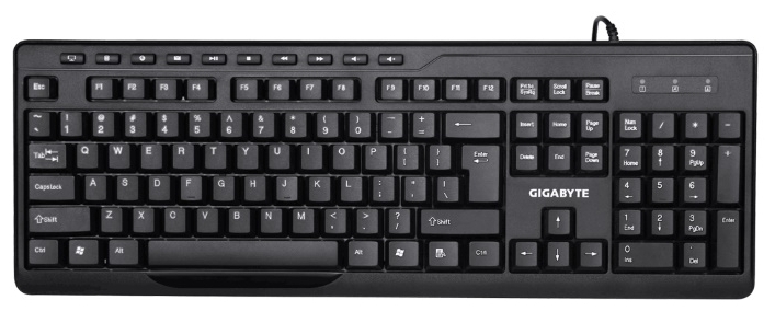 Картинка Клавиатура GIGABYTE GK-KM6300 Black + мышь