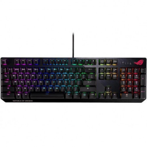 Клавиатура ASUS XA02 ROG Strix SCOPE Cherry MX Red 90MP0185-B0RA00