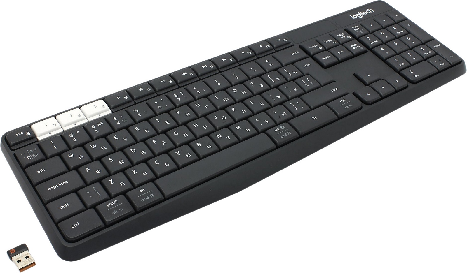 Клавиатура LOGITECH K375s and Stand Combo (L920-008184)