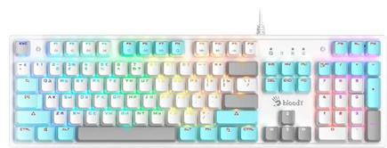 Клавиатура игровая A4Tech Bloody S510R-Icy White Brown