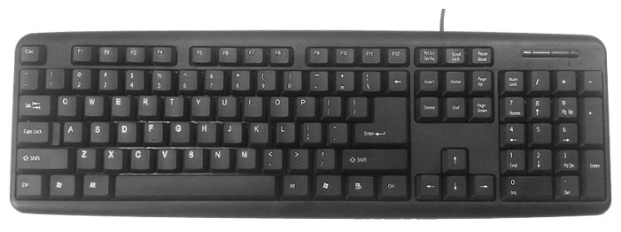 Клавиатура GEMBIRD KB-U-103-RU USB Black
