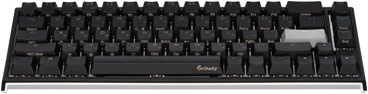 Фото Клавиатура DUCKY One 2 SF, Cherry Silent Red, RGB LED, RU, Black-White (DKON1967ST-SRUPDAZT1)