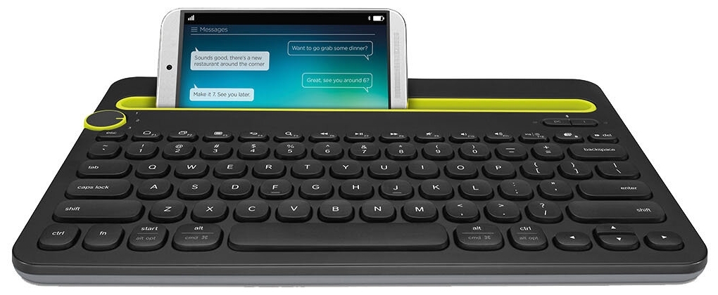 Фотография Logitech® Bluetooth® Multi-Device Keyboard K480 - BLACK - RUS - BT - INTNL