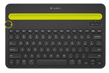 Картинка Logitech® Bluetooth® Multi-Device Keyboard K480 - BLACK - RUS - BT - INTNL