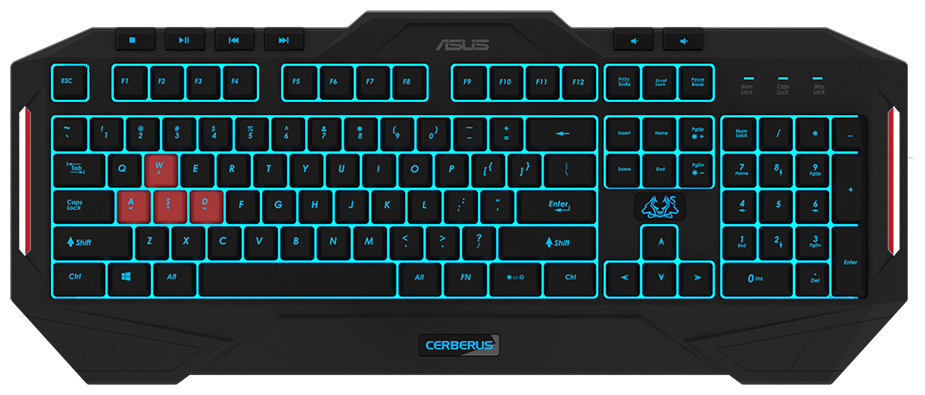 Клавиатура ASUS CERBERUS KB MKII