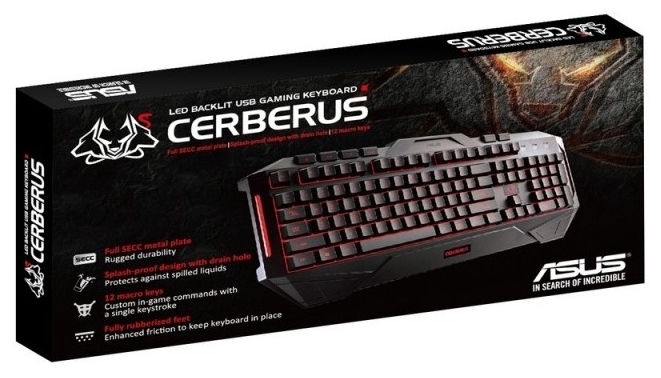 Купить Клавиатура ASUS CERBERUS KB MKII