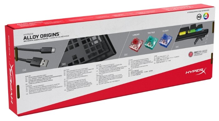 картинка Клавиатура HyperX Alloy Origins HX-KB6RDX-RU от магазина 1.kz
