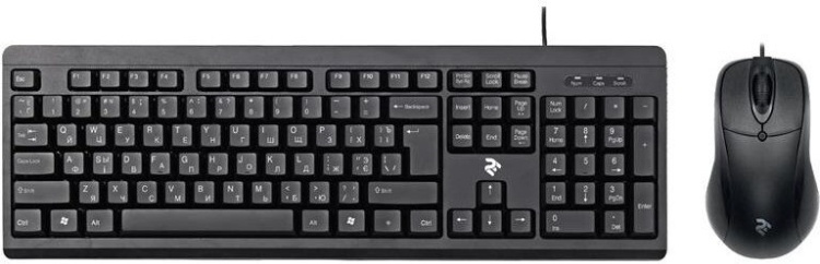 Фото Клавиатура 2E MK401 USB Black +мышь