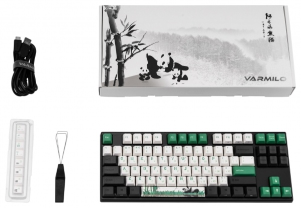 Фотография Клавиатура VARMILO VEM87 Panda R2 EC V2 Ivy (A33A029B1A3A17A026)