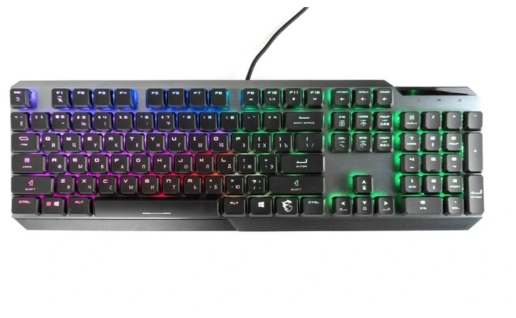 Клавиатура MSI Vigor GK50 LOW PROFILE Mechanical RGB Black