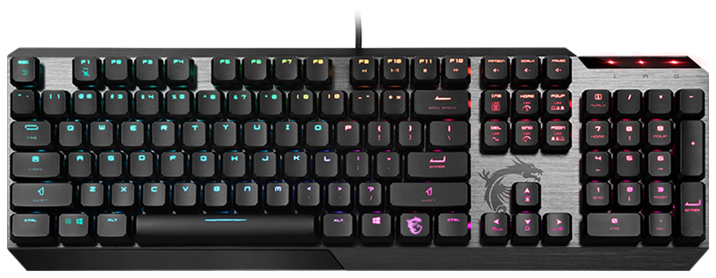 Фото Клавиатура MSI Vigor GK50 LOW PROFILE Mechanical RGB Black