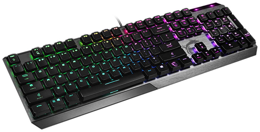 Фотография Клавиатура MSI Vigor GK50 LOW PROFILE Mechanical RGB Black