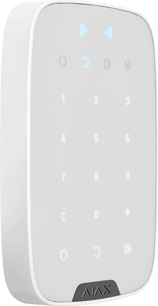 Фото Беспроводная сенсорная клавиатура AJAX KeyPad Plus White