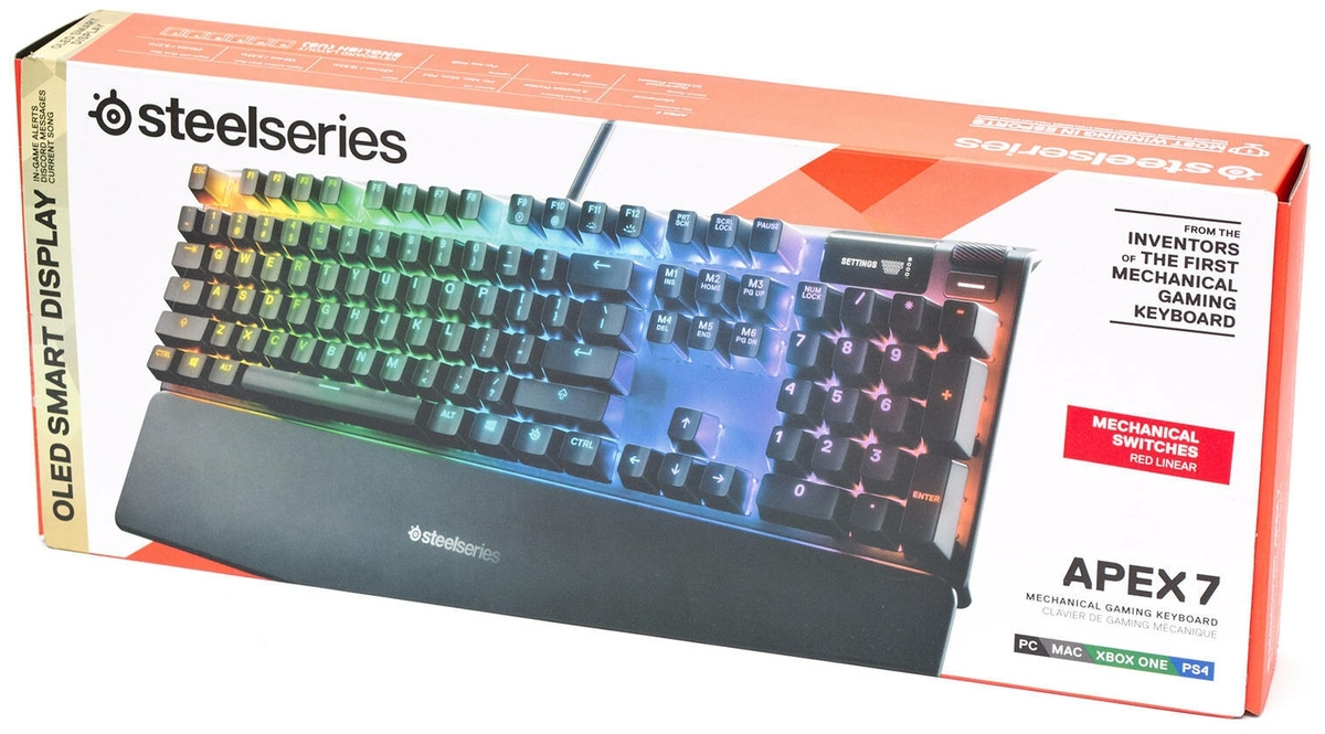 Клавиатура STEELSERIES Apex 7 TKL Ghost US (64656) Казахстан