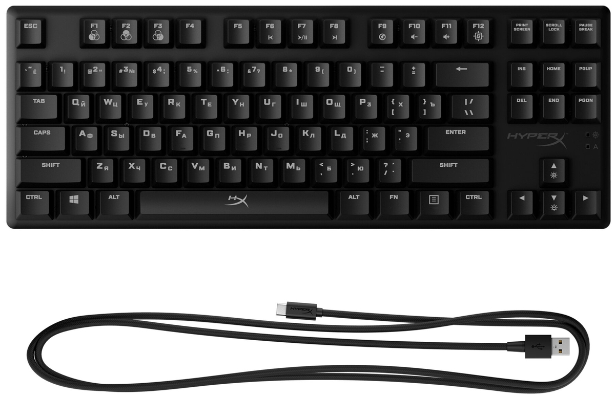 Цена Клавиатура HyperX Alloy Origins Core HX-KB7BLX-RU