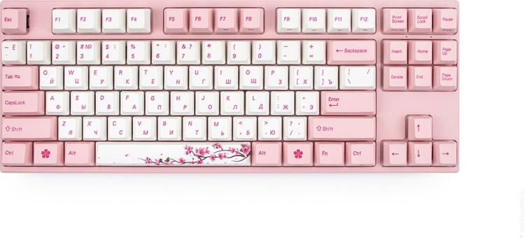 Клавиатура VARMILO VEM87 Sakura V2 EC Sakura Switch Ponk (A33A042A9A3A06A036)